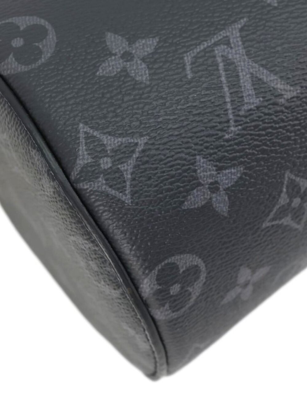 Louis Vuitton  Polochon PM Soft Monogram Eclipse Canvas Crossbody Bag Black - Picture 8 of 13